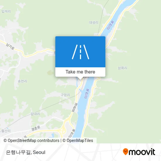 은행나무길 map