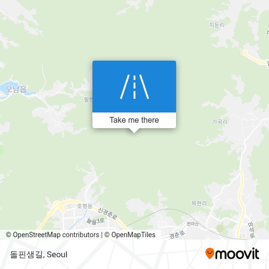 돌핀샘길 map