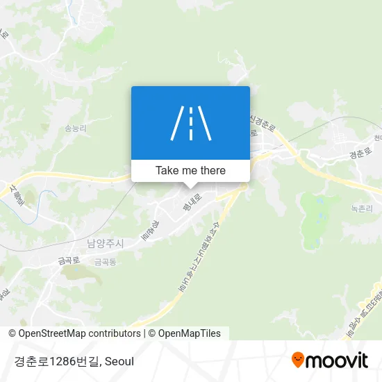 경춘로1286번길 map