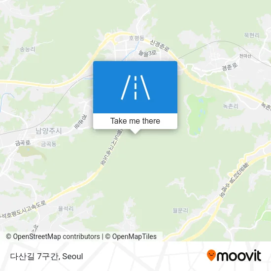 다산길 7구간 map