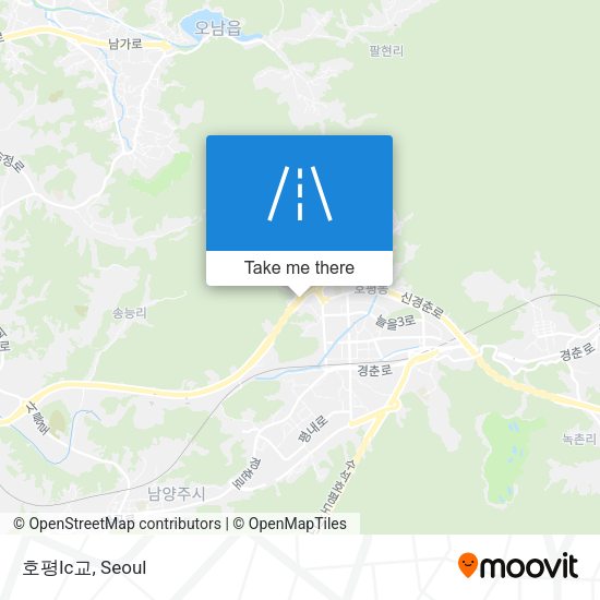 호평Ic교 map