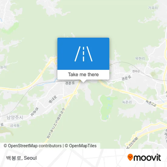 백봉로 map