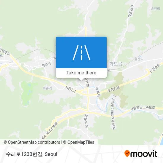수레로1233번길 map