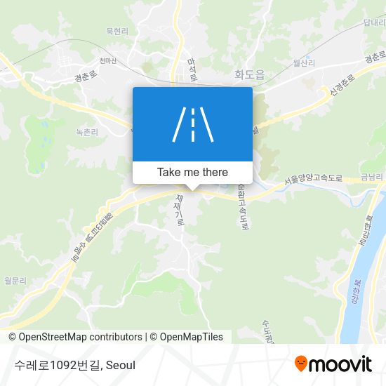 수레로1092번길 map