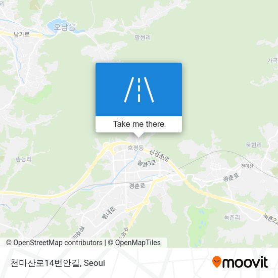 천마산로14번안길 map
