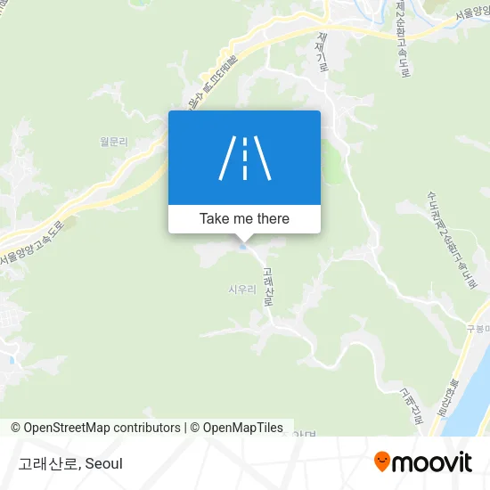 고래산로 map