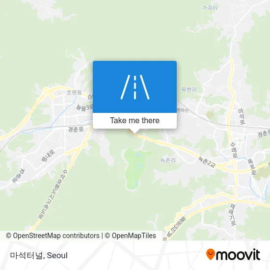 마석터널 map