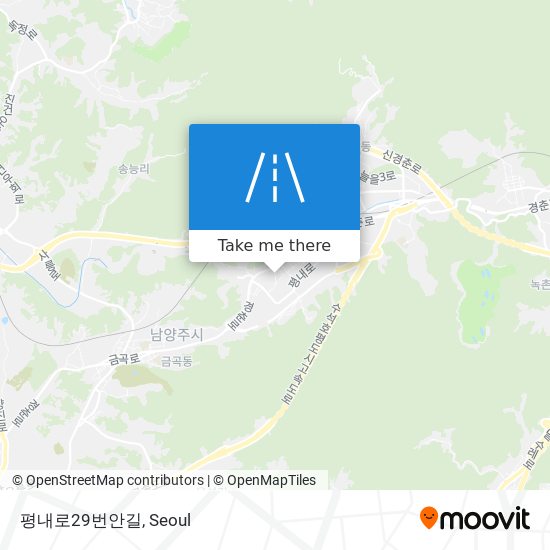 평내로29번안길 map