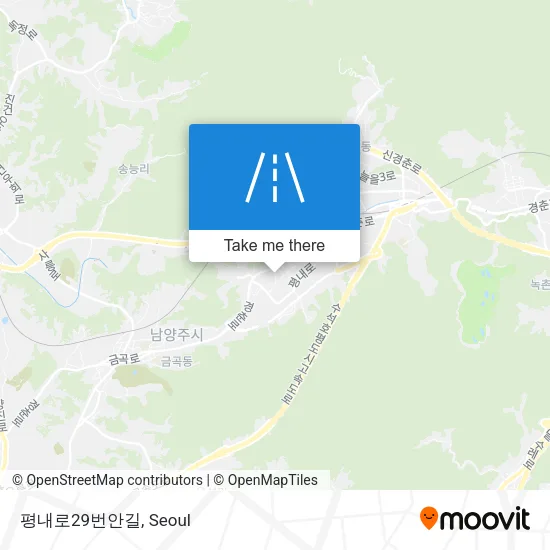 평내로29번안길 map