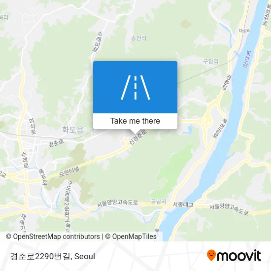 경춘로2290번길 map