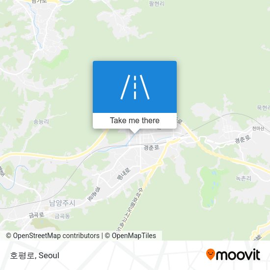 호평로 map