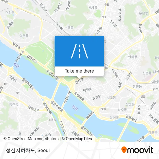 성산지하차도 map