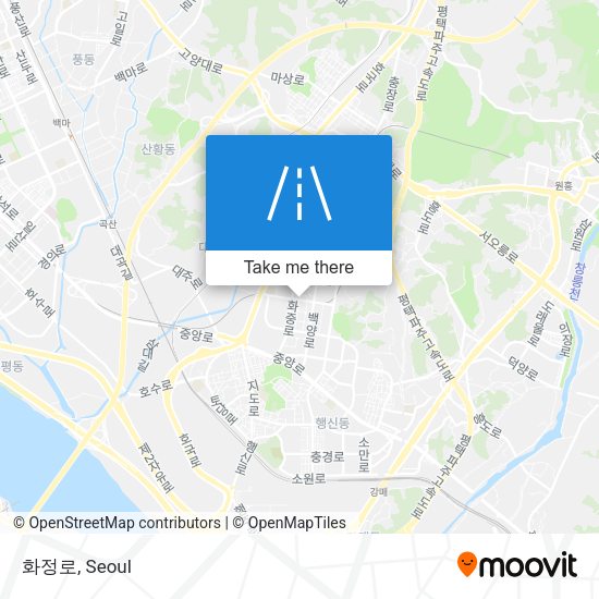 화정로 map