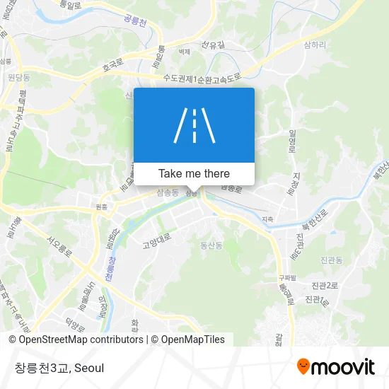 창릉천3교 map