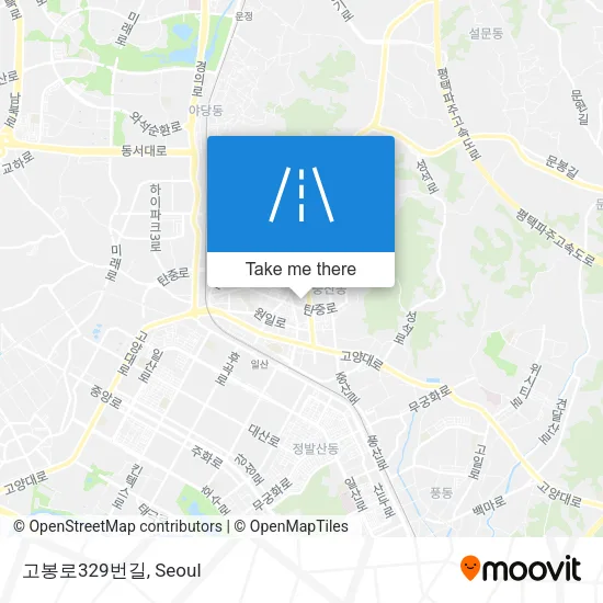 고봉로329번길 map