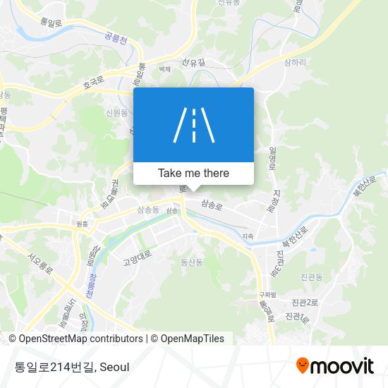 통일로214번길 map