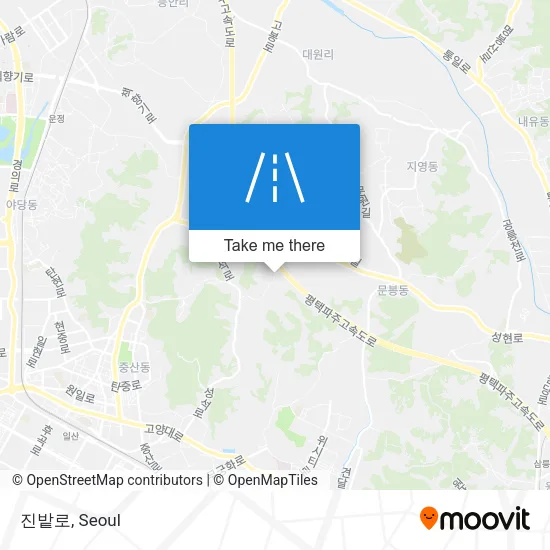 진밭로 map