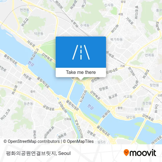 평화의공원연결브릿지 map