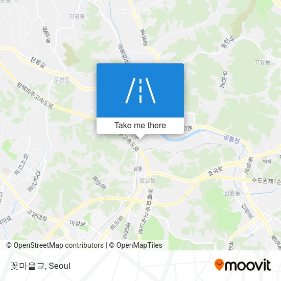 꽃마을교 map
