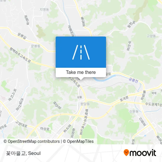 꽃마을교 map