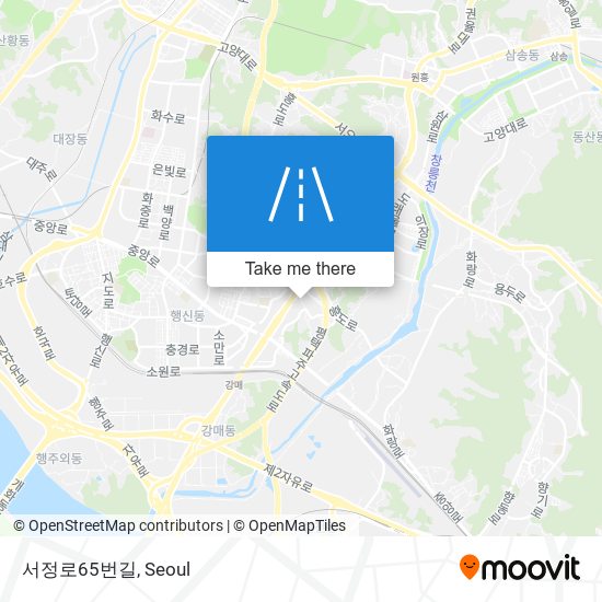 서정로65번길 map