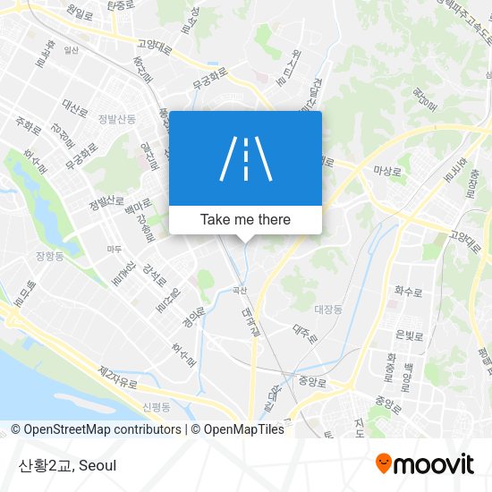 산황2교 map