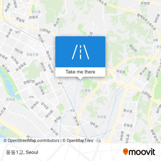 풍동1교 map