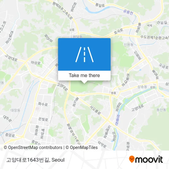 고양대로1643번길 map
