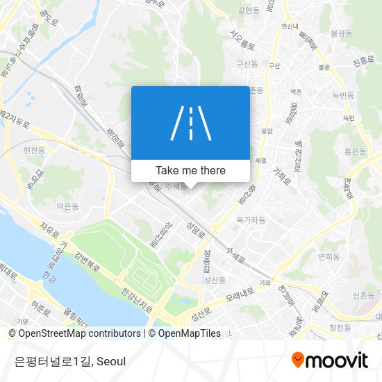 은평터널로1길 map