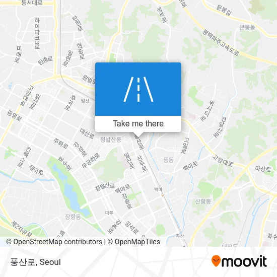 풍산로 map
