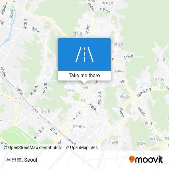 은평로 map