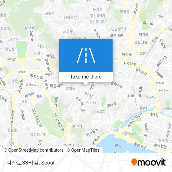 다산로33라길 map