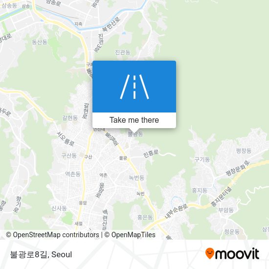 불광로8길 map