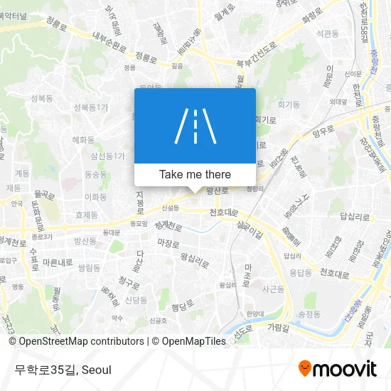 무학로35길 map