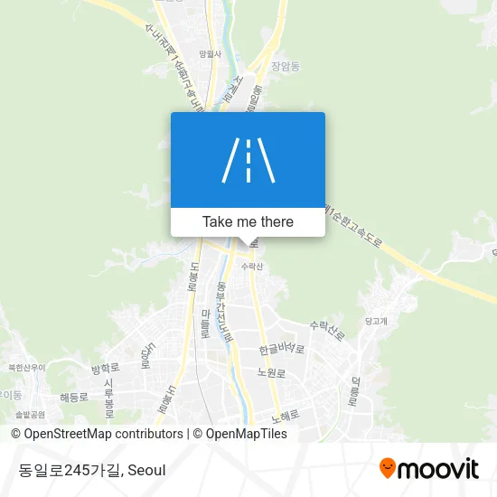 동일로245가길 map