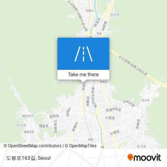 도봉로163길 map