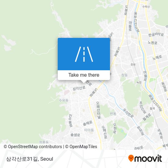 삼각산로31길 map
