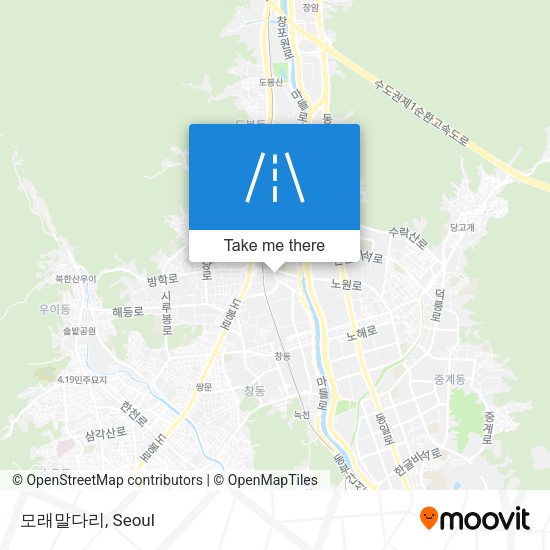 모래말다리 map