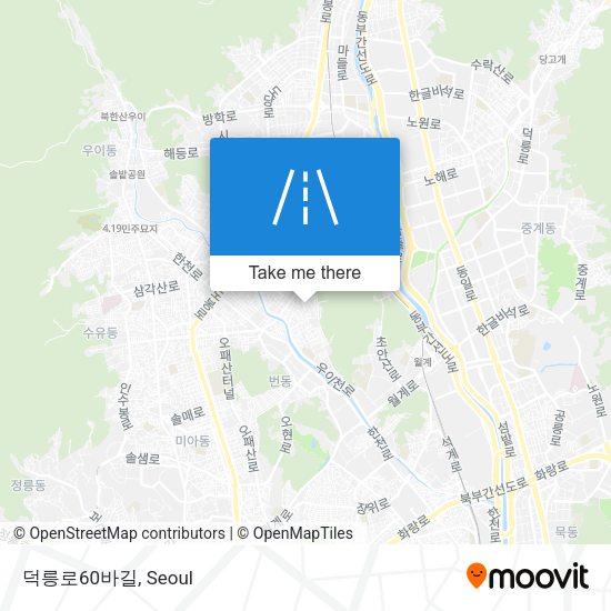 덕릉로60바길 map