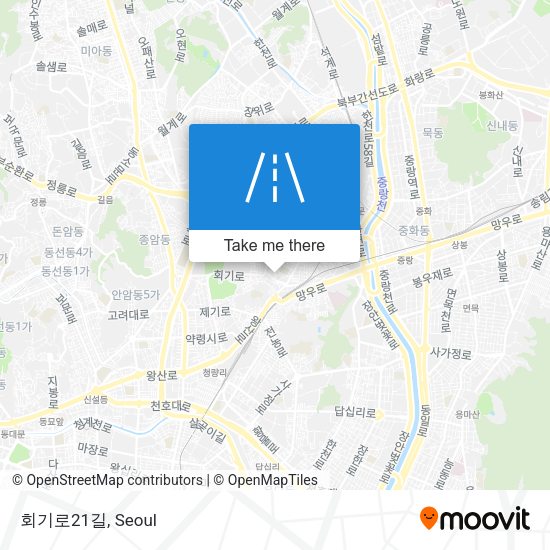 회기로21길 map