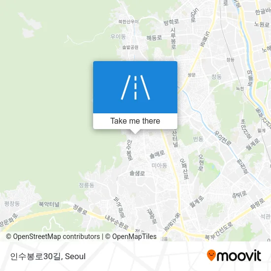 인수봉로30길 map