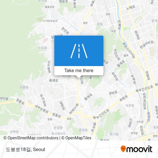 도봉로18길 map