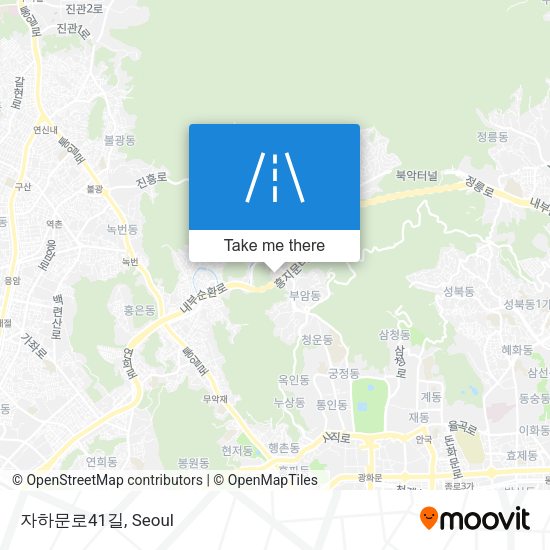 자하문로41길 map