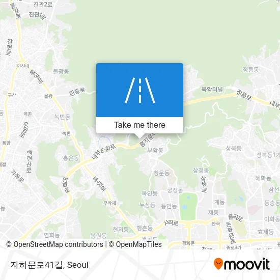 자하문로41길 map