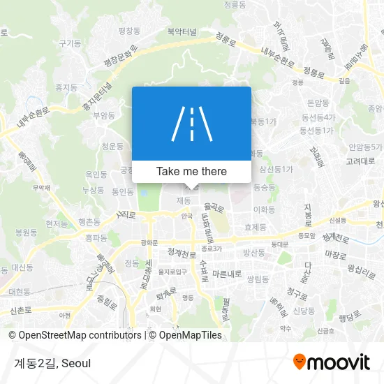 계동2길 map