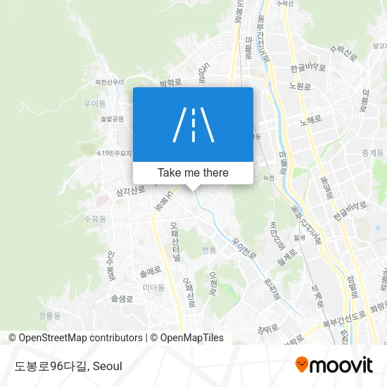 도봉로96다길 map