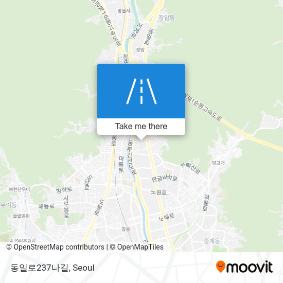 동일로237나길 map