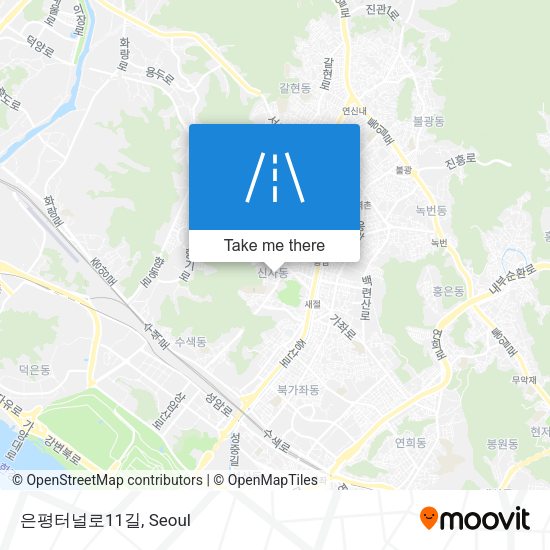은평터널로11길 map