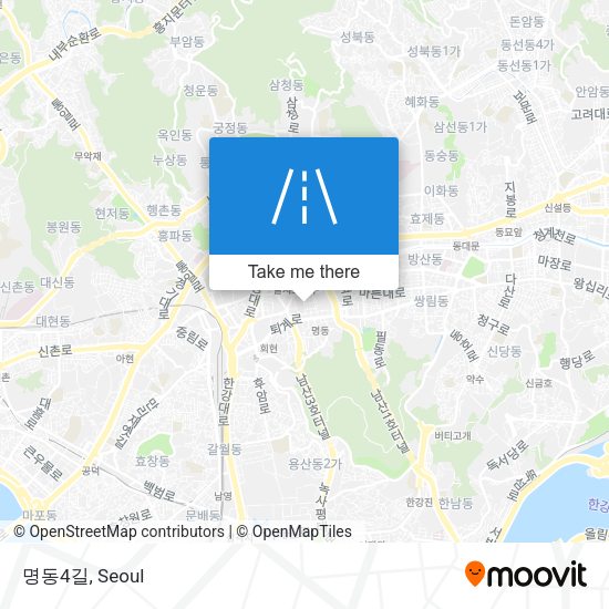 명동4길 map
