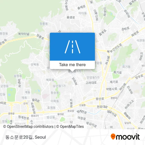 동소문로20길 map